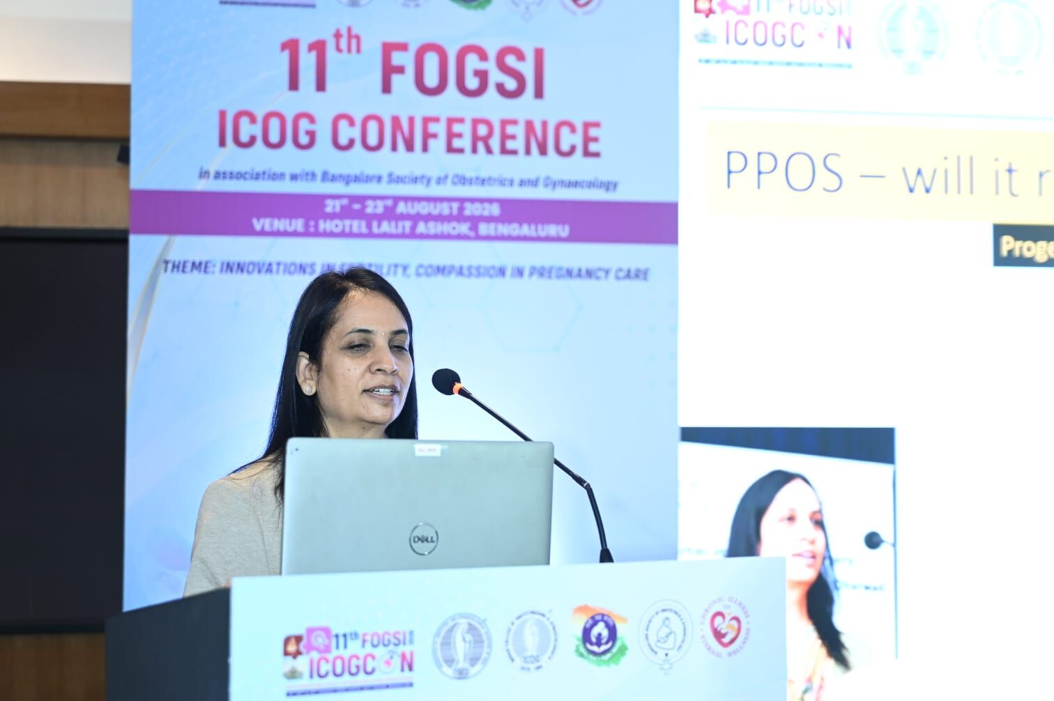 Leading Fertility Specialist in Hubli Dr. Sumangala P. Beeranur Shares Insights on PPOS at 11th FOGSI–ICOG Conference in Bengaluru